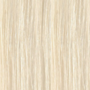 2024 White Ash Blonde #1001 Genius Hybrid Weft  Full Cuticle Human Hair Extensions Double Drawn-4 wefts