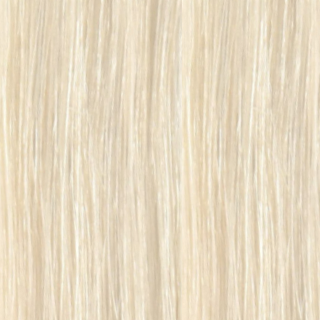White Ash Blonde #1001 Flat Tip Full Cuticle Human Hair Extensions Double Drawn-50g