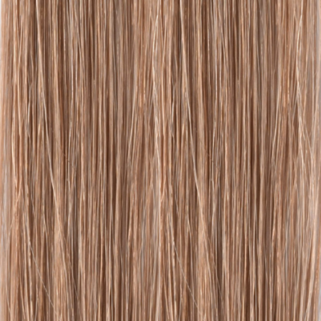 Brown Blonde #17 Flat Tip Full Cuticle Human Hair Extensions Double Drawn-50g