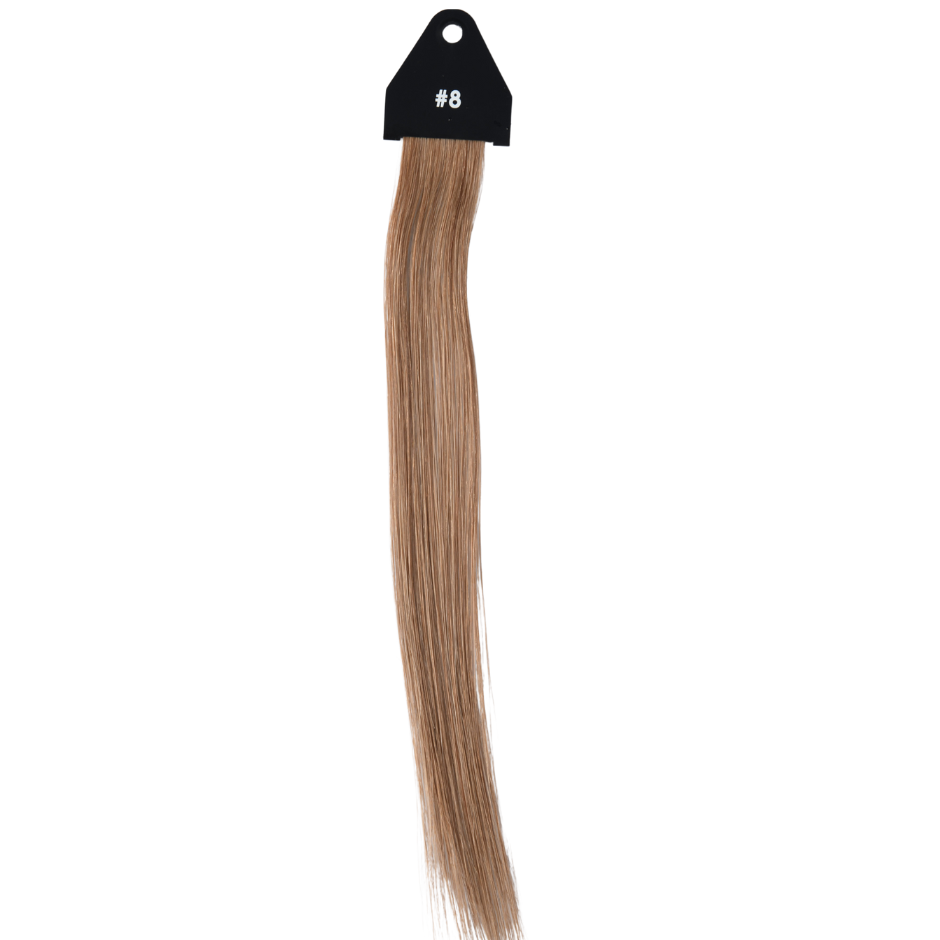 Dark Blonde #8 Genius Hybrid Weft Full Cuticle Human Hair Extensions Double Drawn-4 wefts