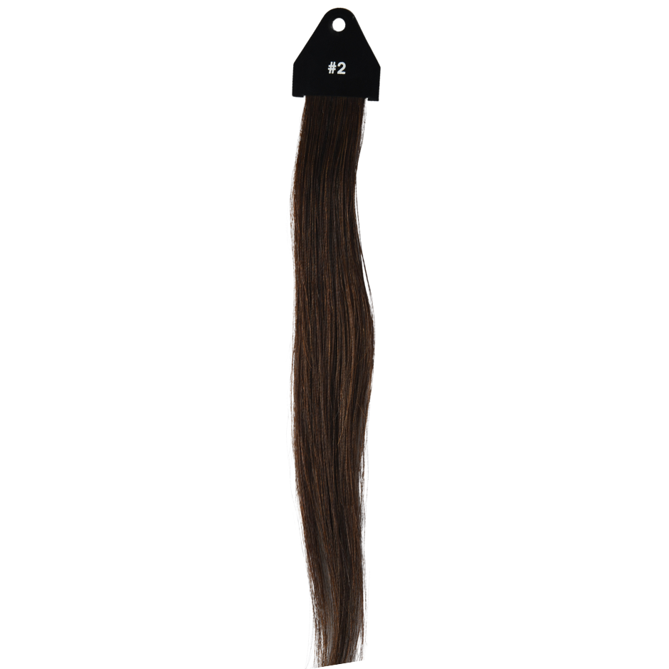 Darkest Brown #2 Flat Tip Full Cuticle Human Hair Extensions Double Drawn-50g