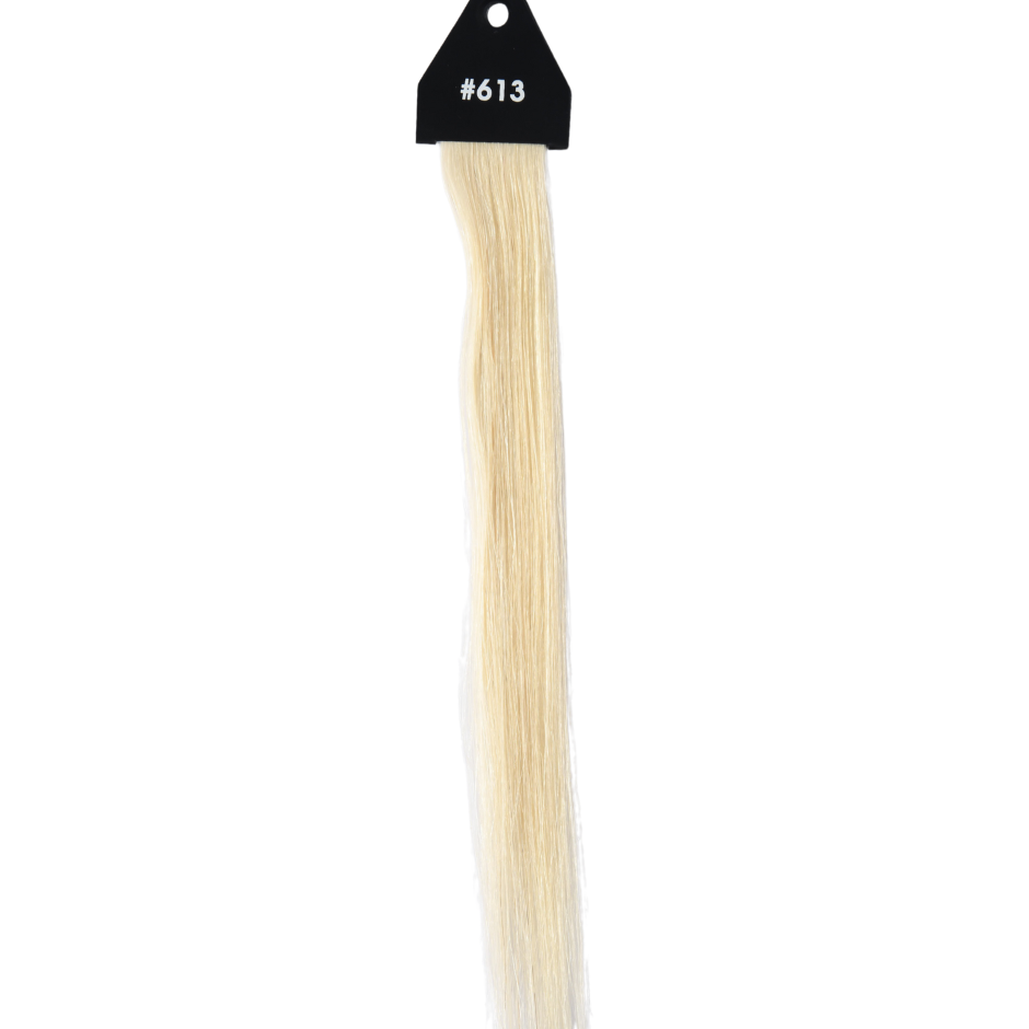 Blonde #613 Flat Tip Full Cuticle Human Hair Extensions Double Drawn-50g