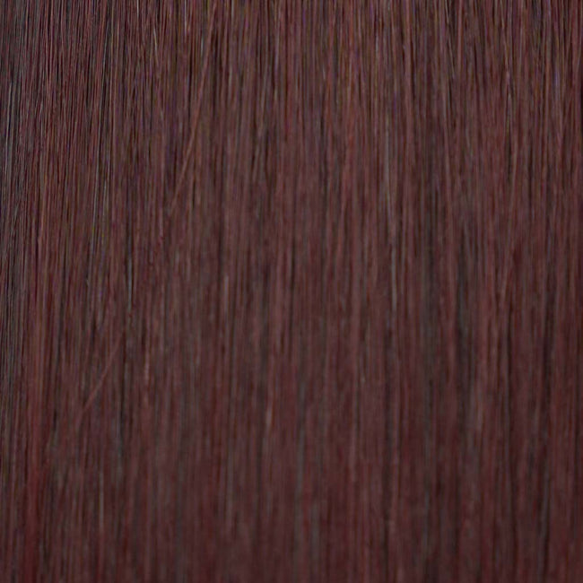 Hairlaya  Merlot Hand-Tied Wefts Hair Extensions Double Drawn Color