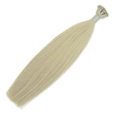 Hairlaya  Ash Blonde 60 Hand-Tied Wefts Hair Extensions Double Drawn
