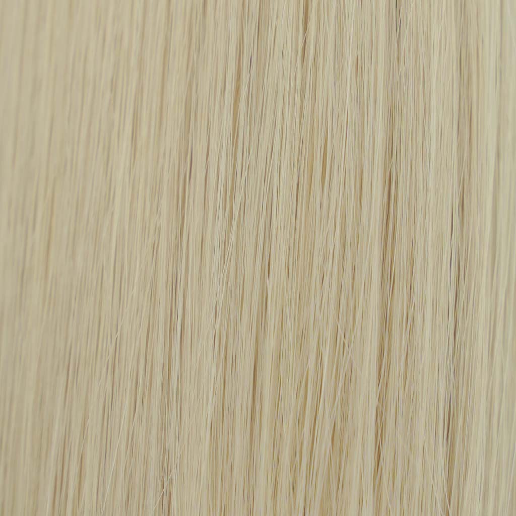 Hairlaya  Ash Blonde 60 Hand-Tied Wefts Hair Extensions Double Drawn color view