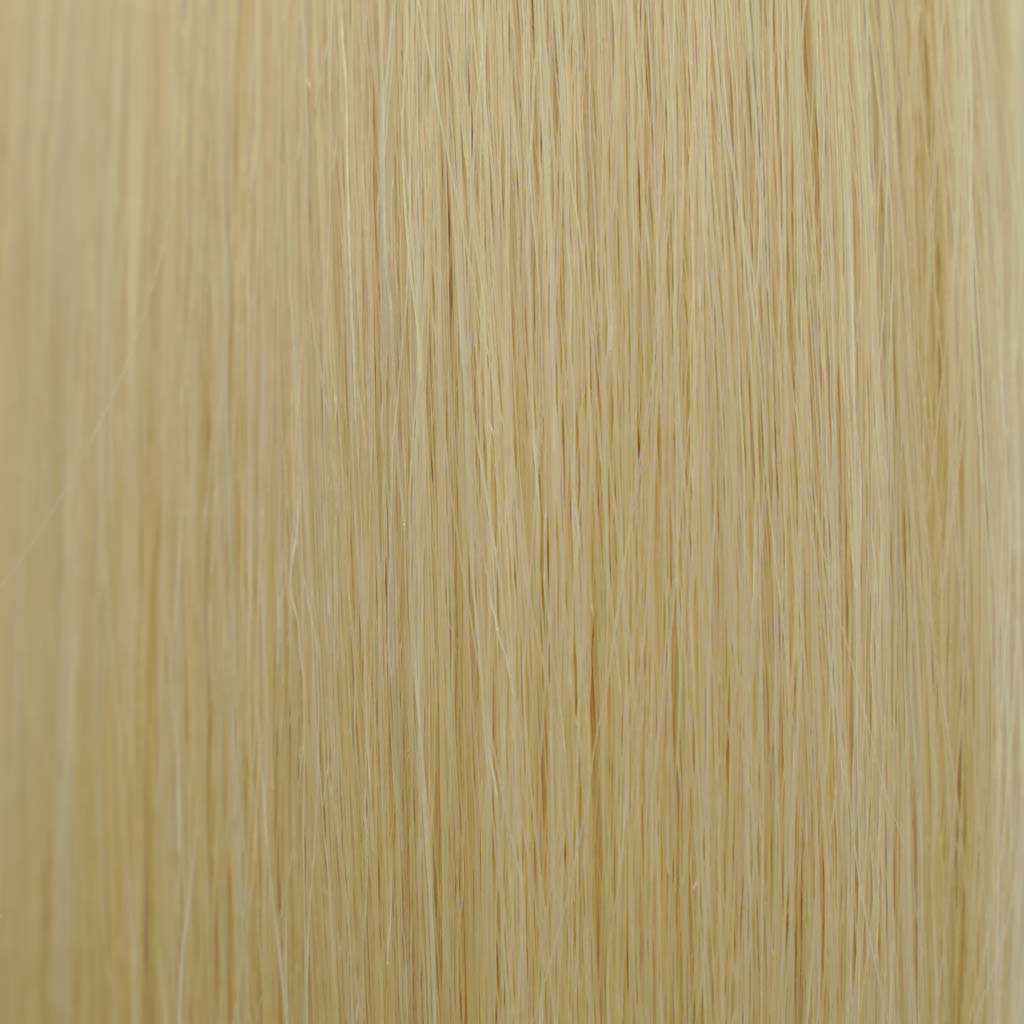 #613 Blonde Hybrid Wefts Hair Extensions Double Drawn