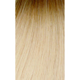 8/60-Dark Blonde/Ash Blonde Rooted Hand-Tied Wefts Hair Extensions Double Drawn