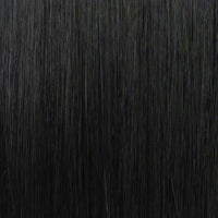 Hairlaya Black (#1) Hand-Tied Wefts Hair Extensions Double Drawn color