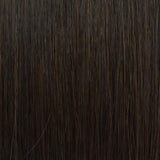 #2 Darkest Brown Hybrid Wefts Hair Extensions Double Drawn